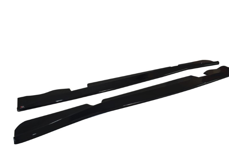 Zijskirts Diffusers Chevrolet Corvette C7 Glanzend Zwart
