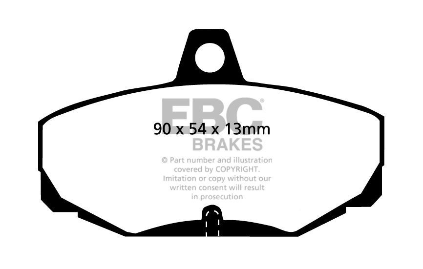 EBC Brakes MARCOS Mantaray 2.0 Turbo 99-.. Remblokken achterzijd