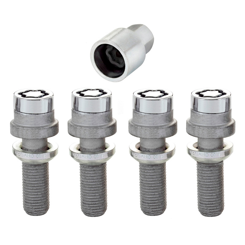 McGard Slotboutenset M14x1.50 - Bolkonisch R14 - Lengte 28,3mm (19mm kop)
