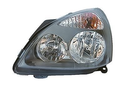 koplamp, Hella, H1+H7, elektr verstelb, binnen grijs, links Rena