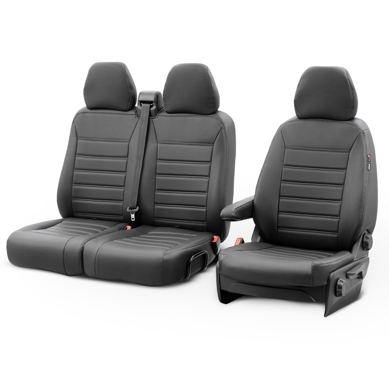 New York Design Kunstleder Stoelhoezenset 2+1  Mercedes Vito 2014-