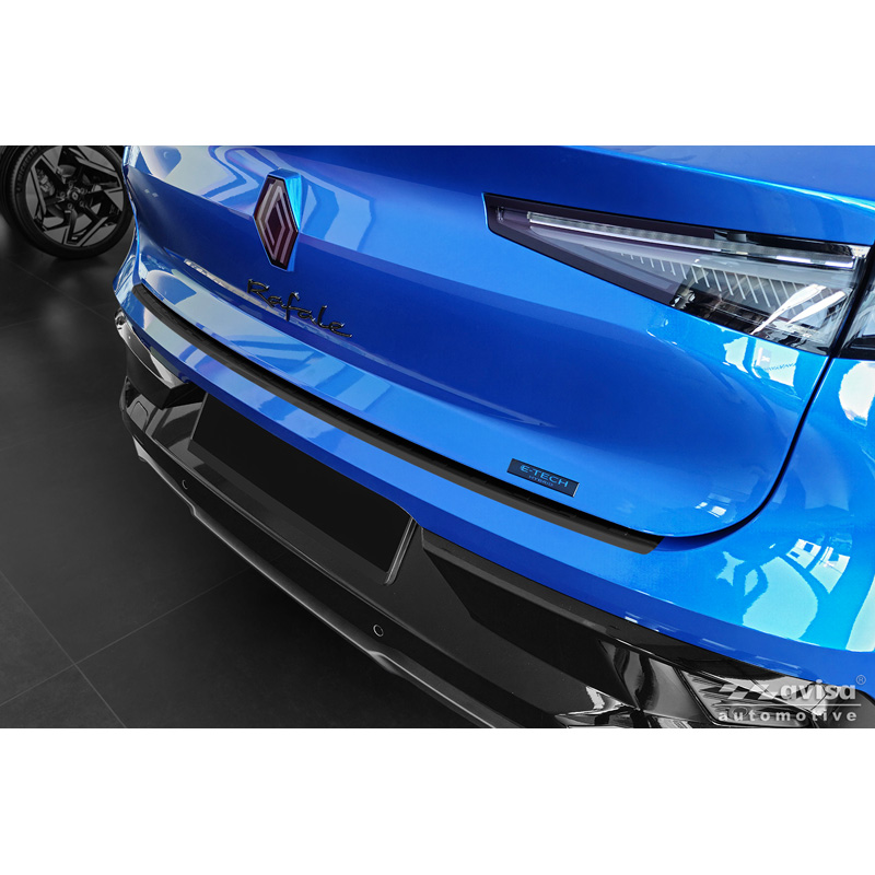 Zwart RVS Achterbumperprotector  Renault Rafale 2023- 'Ribs'