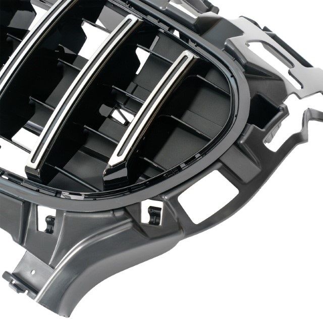Grill Mercedes Benz AMG GT C190 R190 2 Deurs 15-17 Chroom/Zwart