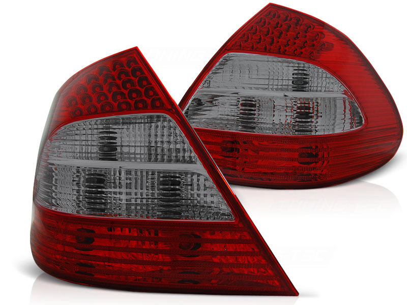 Achterlichten W211 02-06 Led rood/Smoke