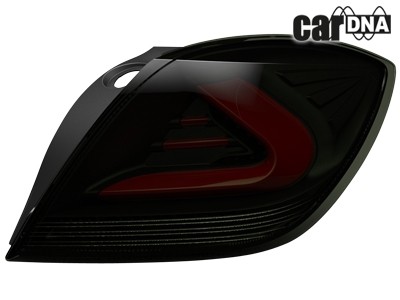 Achterlichten led Opel Astra H GTC 05-10 Zwart/Smoke