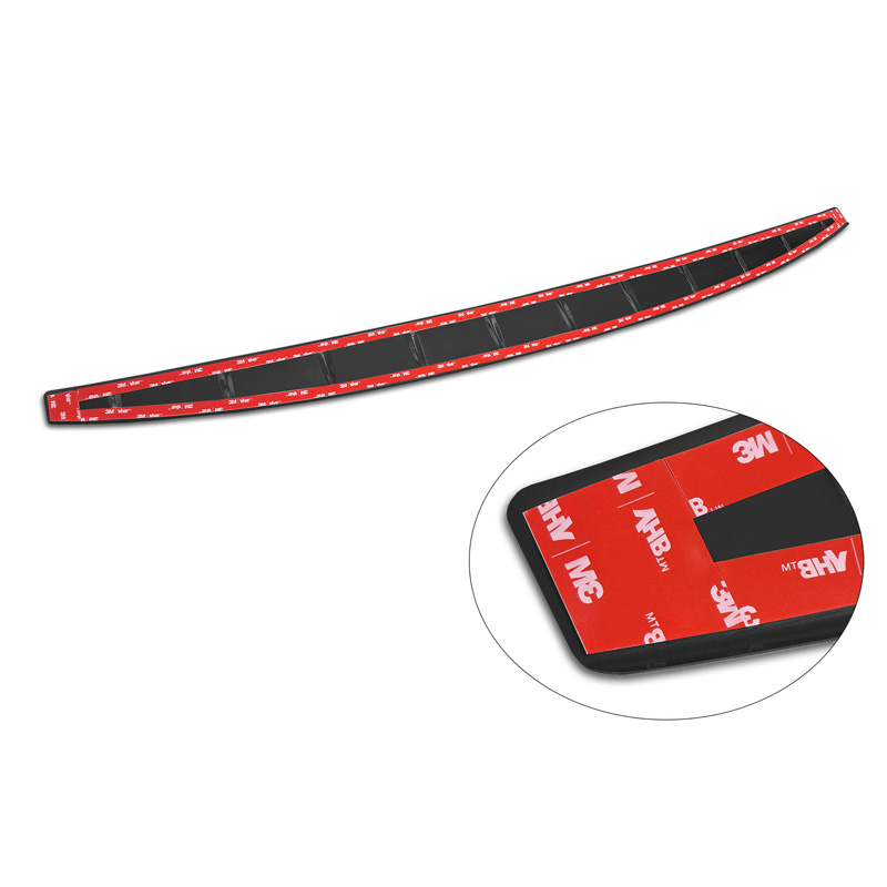 Zwart RVS Achterbumperprotector  Volvo EX30 2023- 'Ribs'