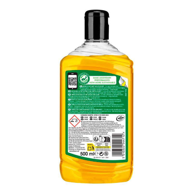 Turtle Wax 54471 Carnauba Wash & Wax 500ml