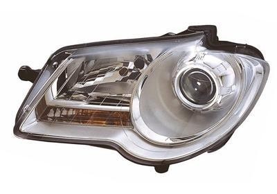 koplamp, Bosch, H7+H7, incl stelmotortje, links VW Touran, 2006-