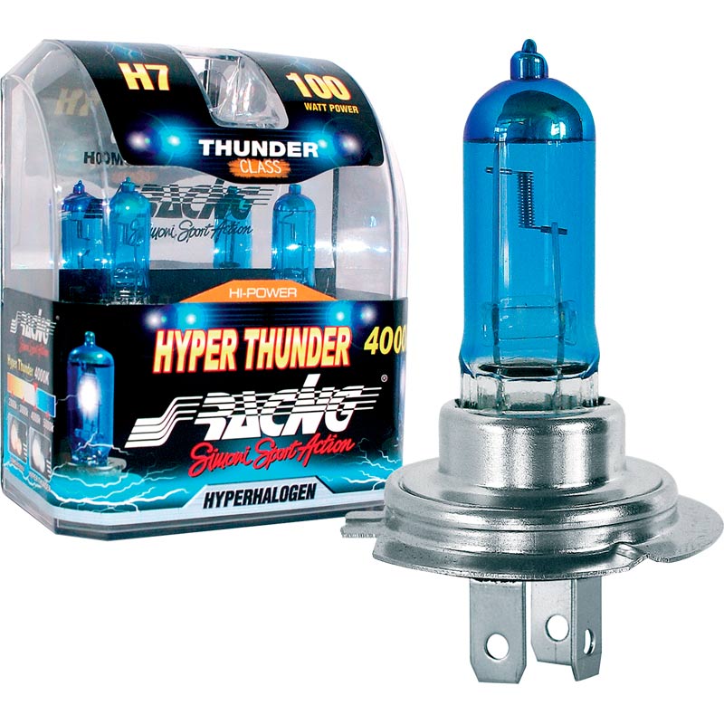 Simoni Racing Halogeen Lampen 'White Shock' H3 (4200K) 12V/55W, set à 2 stuks ECE-R37