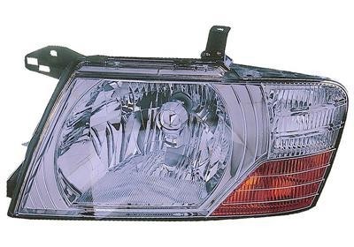 koplamp, H7+H1, chroom, elektr verstelb, links Mitsubishi Pajero