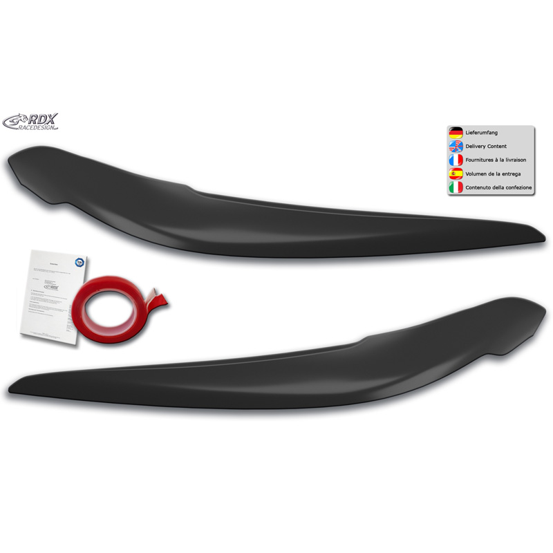 Koplampspoilers  BMW 1-Serie F20/F21 3/5-deurs Facelift 2015-2019 (ABS)