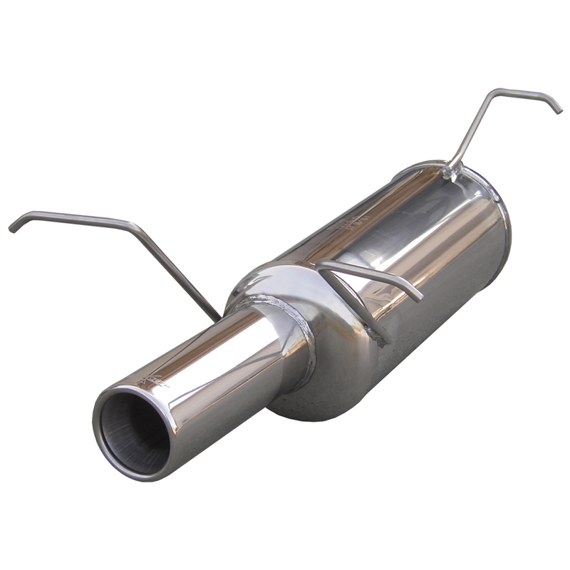 100% RVS Sportuitlaat  Citroën AX 1.4 (75pk) 80mm