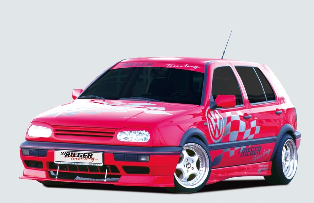 Voorspoiler gecentreerd VW Golf III Rieger