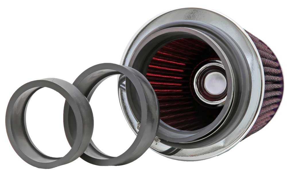 K&N RG-1001RD-L Universele Luchtfilter Cone Rood