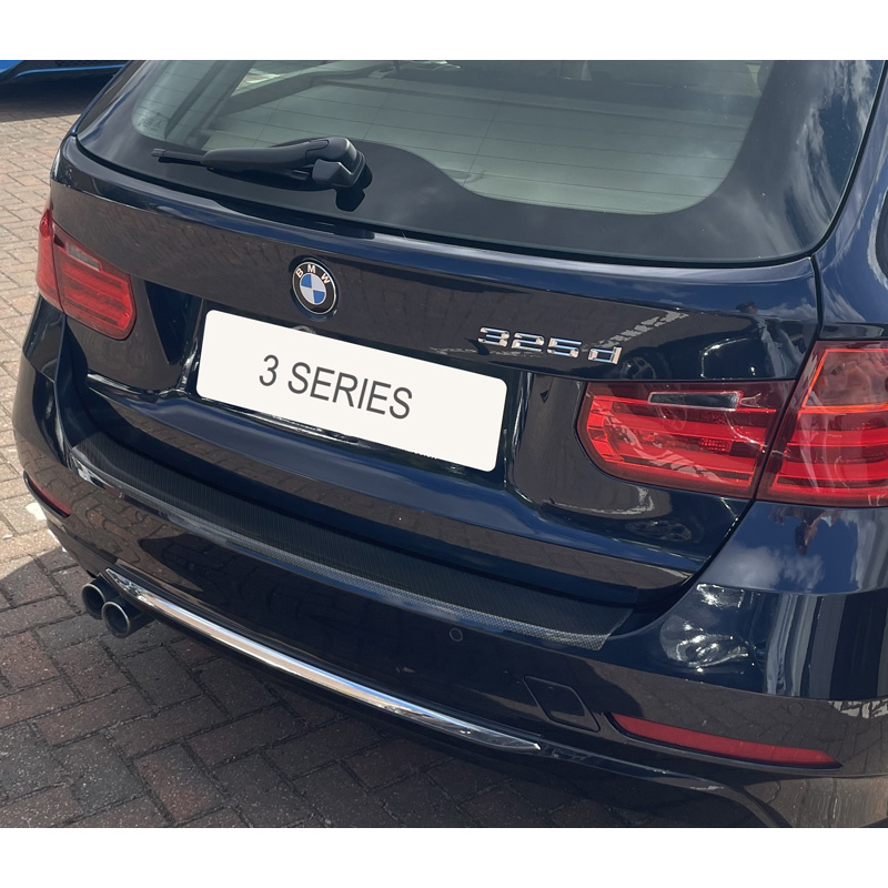 ABS Achterbumper beschermlijst  BMW F31 Estate/Touring 2012-2018 (excl. M) Carbon Look