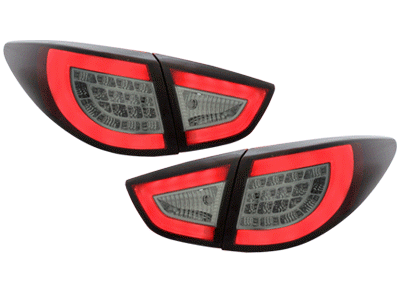 Achterlichten Hyundai Tucson IX35 met Tube en LED 09- Rood/S