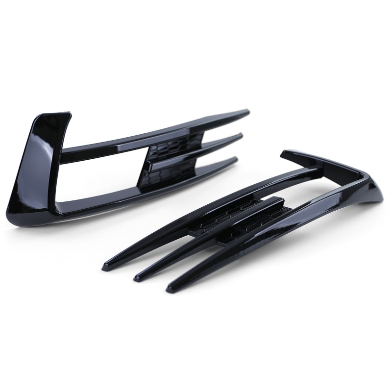 Grill-covers VW Golf VII 12-16, GTI-Look glans zwart