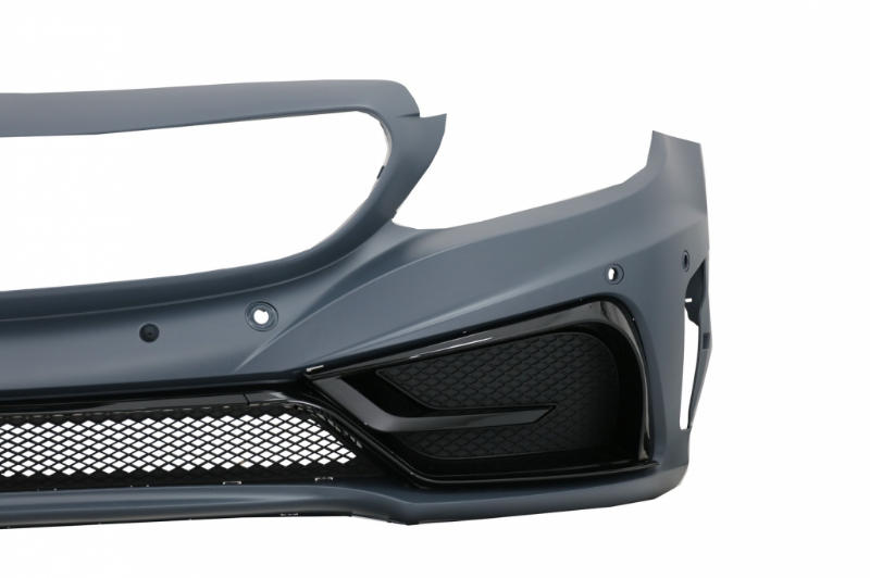 Voorbumper Mercedes W205 S205 C63 Zwart