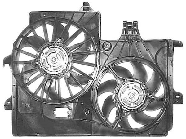 Radiator FAN MERIVA 03-06 315/290mm 1.7-16V DTI +AC 240Watt