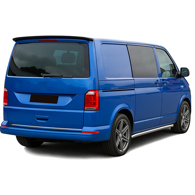 Dakspoiler  Volkswagen Transporter T6 2015-2020 / T6.1 2020- (met achterklep) (ABS Glanzend zwart)