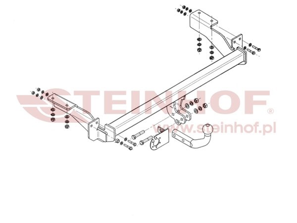 Trekhaak Citroen C4 3/5D 2004-10/2010