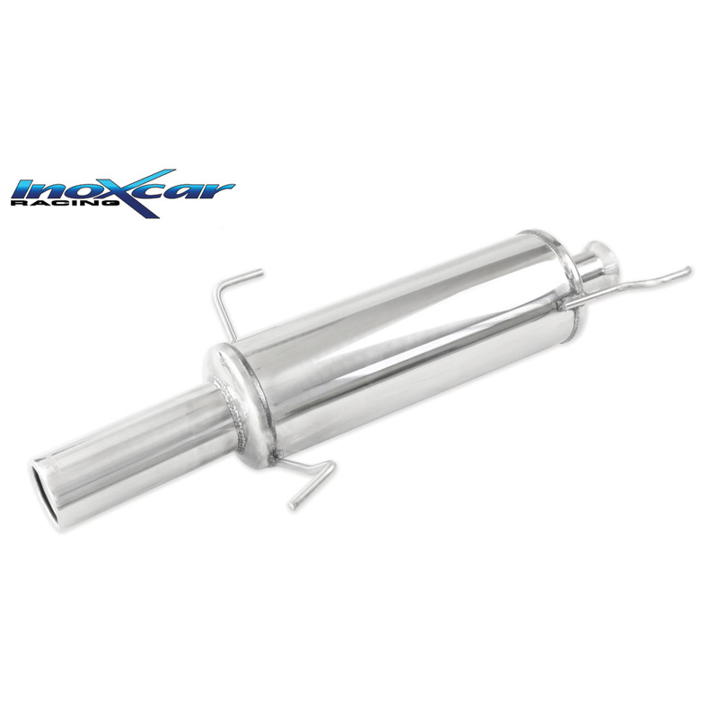 100% RVS Sportuitlaat  Peugeot 306 2.0 XS 121pk 1997- 1x80mm