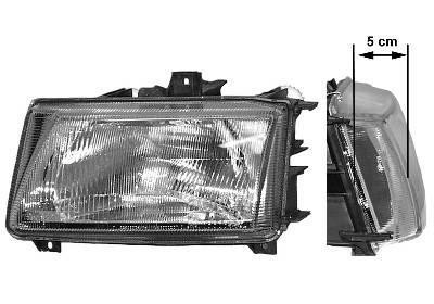 koplamp, Valeo, H4, links, 07/1996-Seat Ibiza/Cordoba, 1993-1999