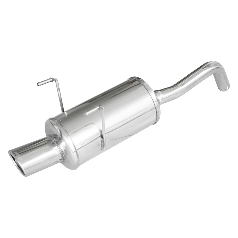 100% RVS Sportuitlaat  Fiat 500 1.3 MJET (75pk) 2007- 90x70mm