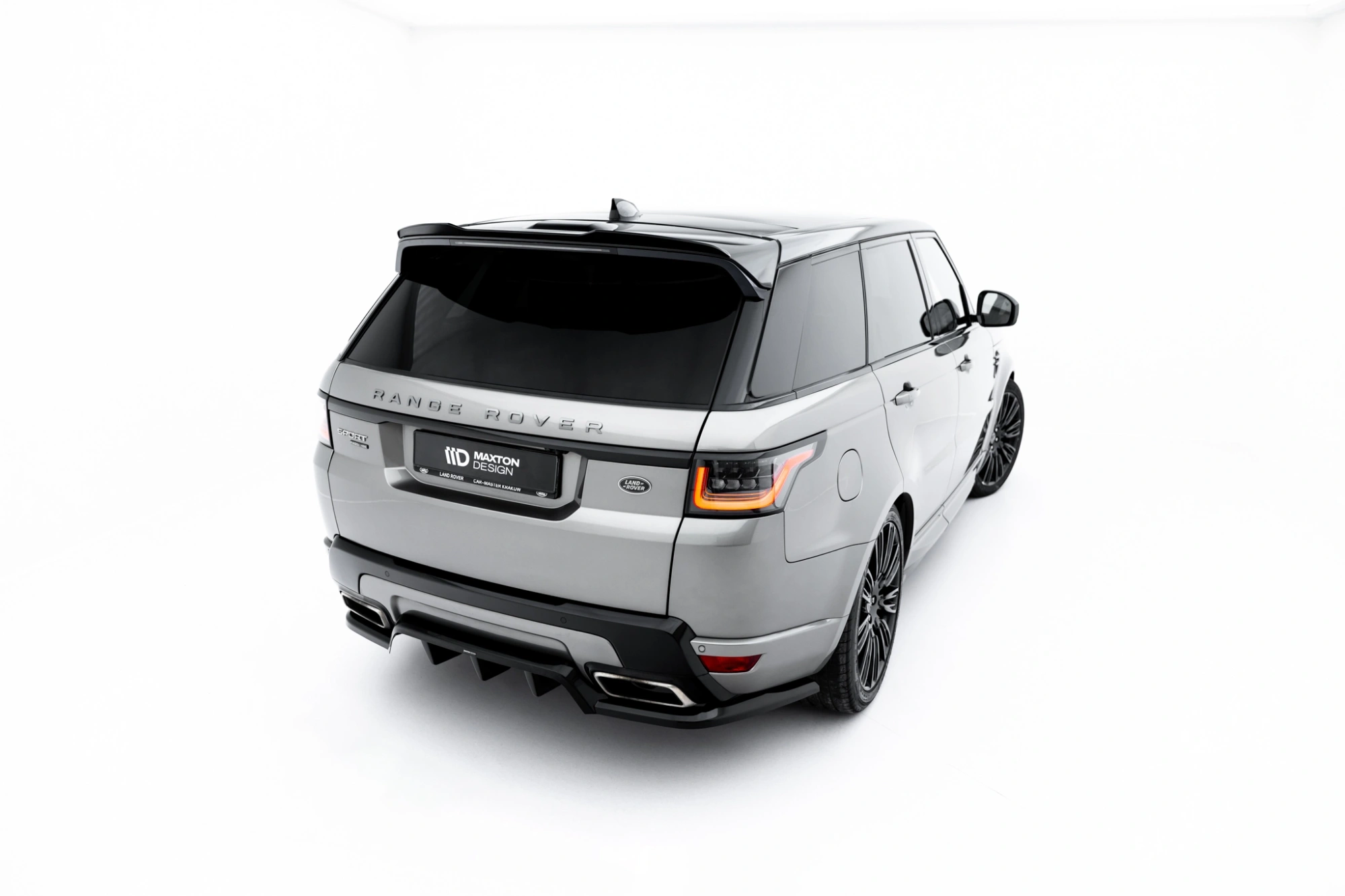 Spoiler Cap Land Rover Range Rover Sport MK2 Maxton Glanzend zwart