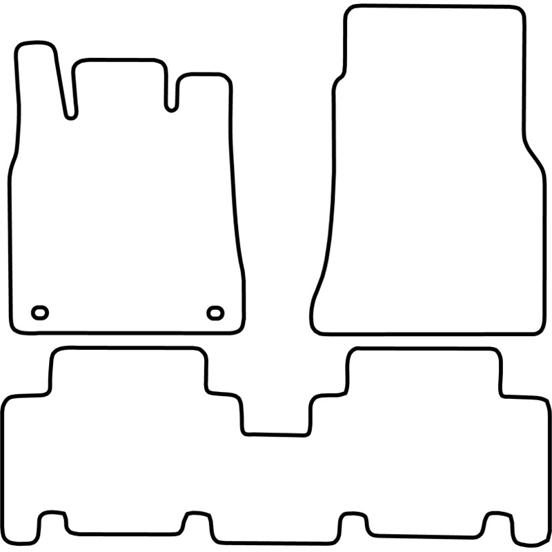 Automatten Velours  Mercedes A Klasse 1997-2001