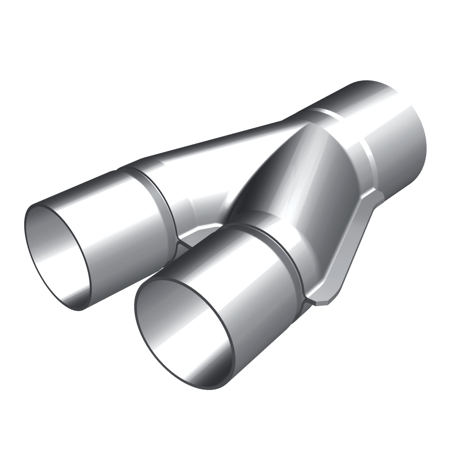 2,5 INCH (63,5mm) Smooth Trans Y 2.50/2.00" SS 10deg. Magnaflow