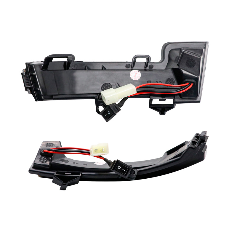 Set LED Zijspiegel-Knipperlichten  Skoda Octavia III 2013-2020 & Volkswagen T-Roc 2017-2020 / T-Cross 2019- - Rookgrijs - incl. Dynamic Running Light
