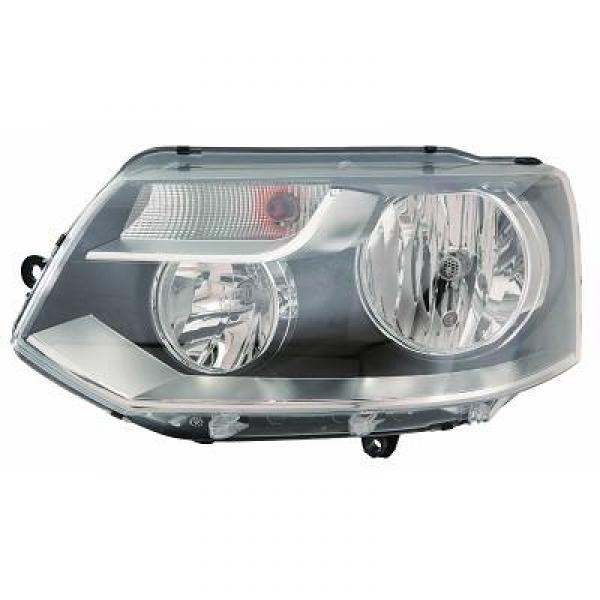 Koplamp rechts T5, 09->> +DAGRIJVERLICHTING H7+H15+STELMOTOR