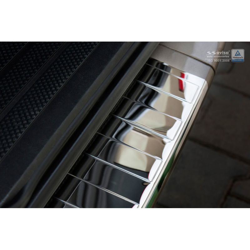 Chroom RVS Achterbumperprotector  Mercedes Vito / Viano 2003-2014 'Ribs'