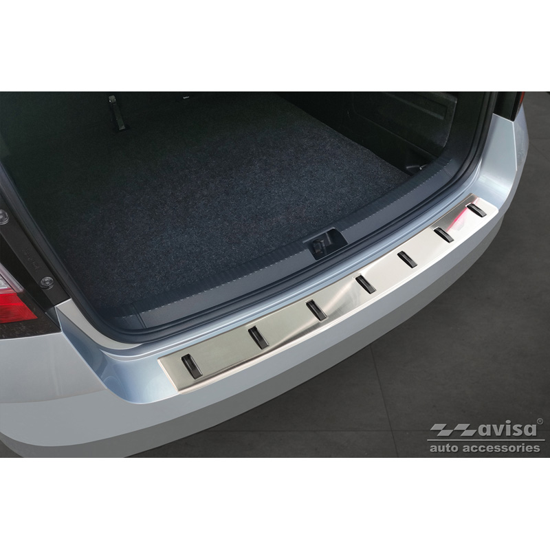 RVS Achterbumperprotector  Skoda Fabia III Combi 2014-2018 'STRONG EDITION'