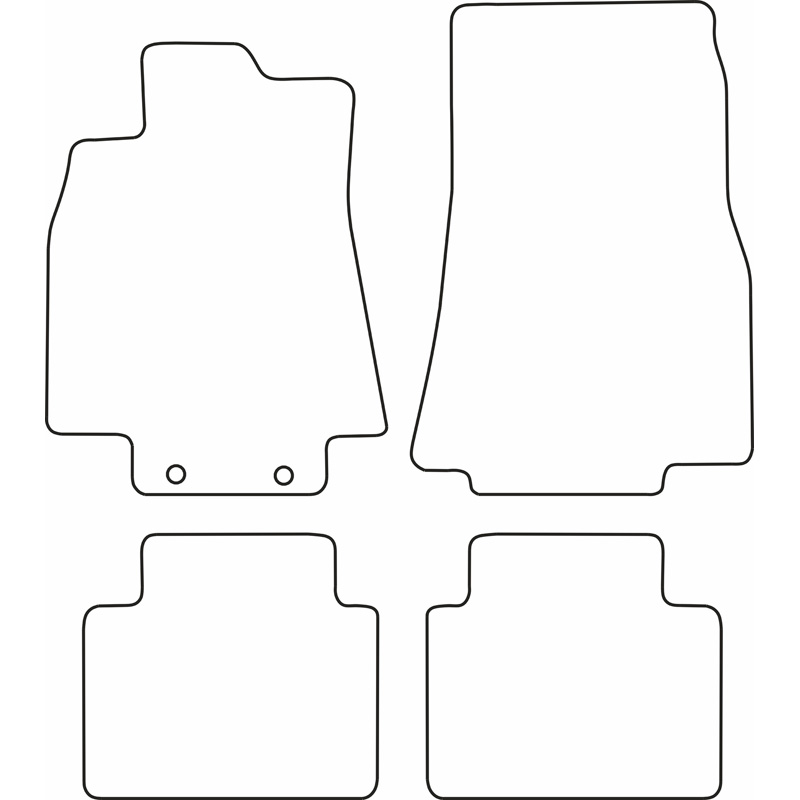 Automatten Velours  Mercedes A-Klasse W169 2004-2012