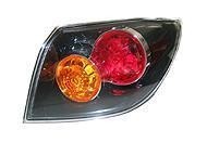 achterlicht, 5 drs Hatchback, zwart, buiten, rechts,-06/2006 Maz