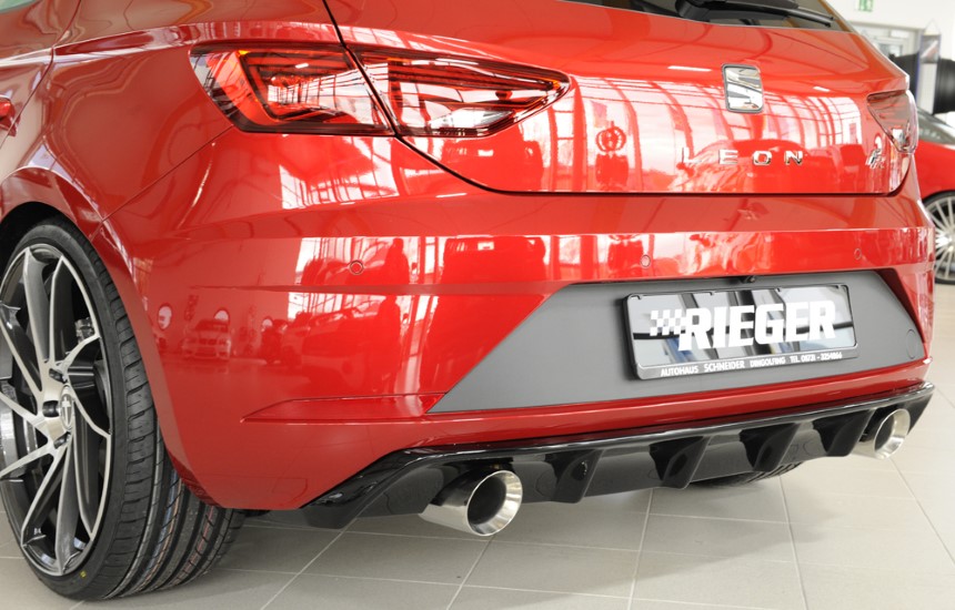 Uitlaatsysteem Seat Leon 5F (FR) 1.2/1.4 L TSI Rieger