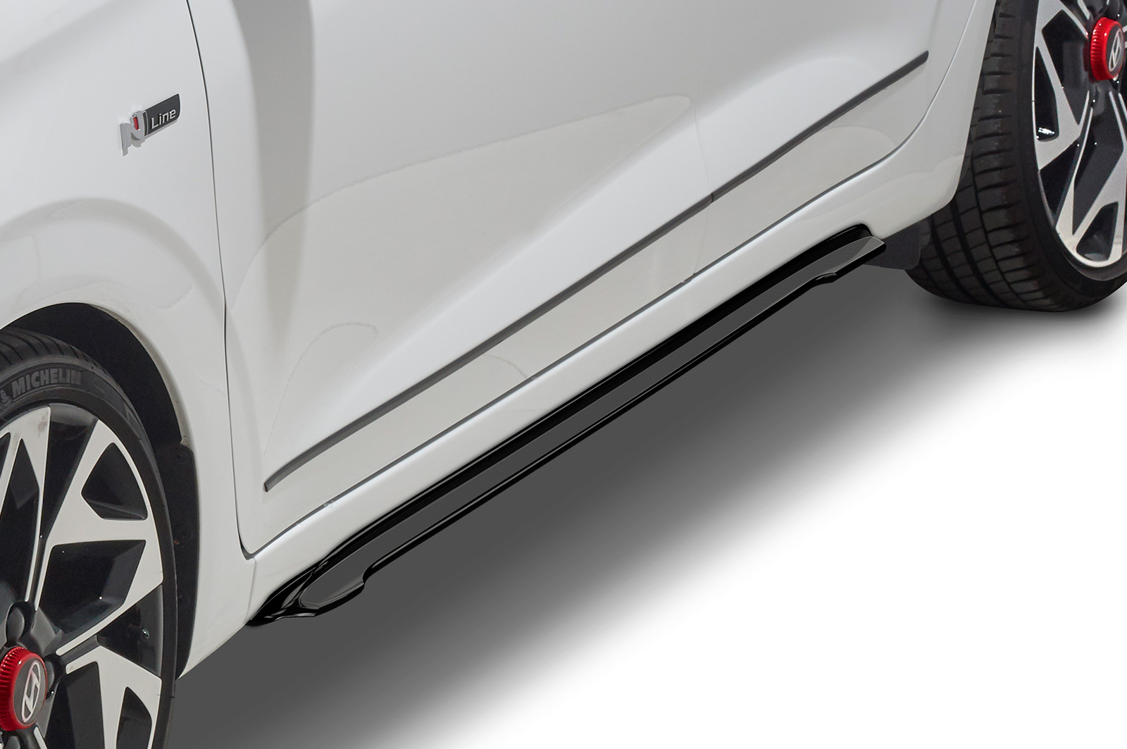 Side skirt Hyundai i10 3e gen CSR glans Zwart