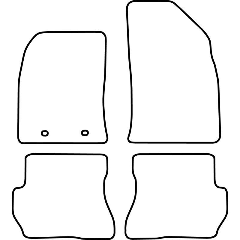 Automatten Velours  Ford Fiesta 2002-2005