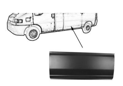 zijpaneel, lange wielbsis, links Citroen Jumper, 2002-2006
