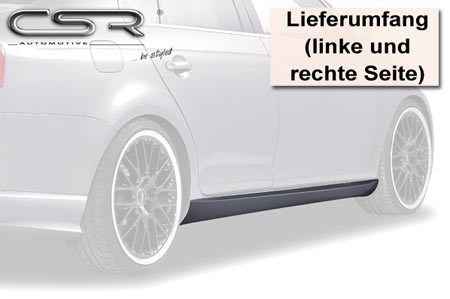 Zijskirts passend voor VW Golf V