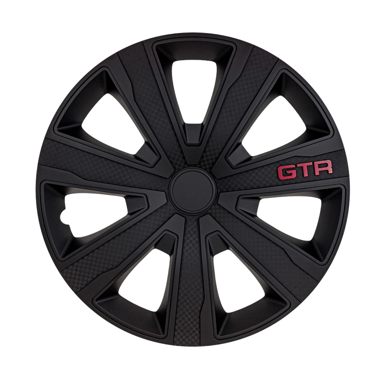 4-Delige J-Tec Wieldoppenset GTR Carbon 16-inch zwart