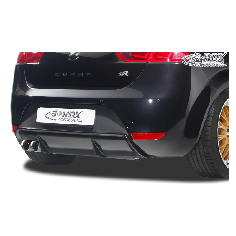Achterskirt 'Diffusor'  Seat Leon 1P FR/Cupra (uitlaat links) (PUR)