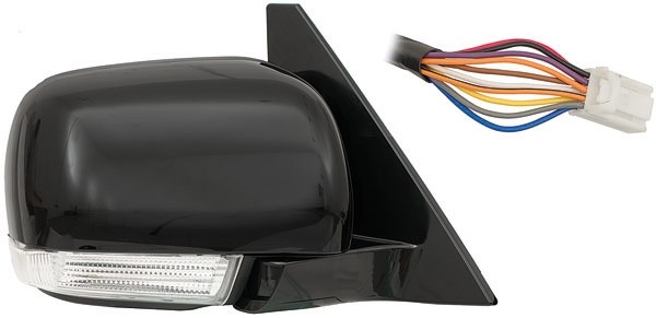 Spiegel rechts PAJERO, EL.VERSTEL+VERWARMBAAR;10-PIN 10-KABEL;ZW