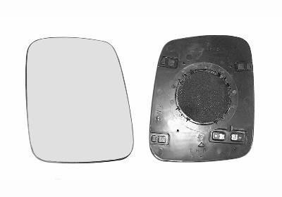 spiegelglas, bol glas, verwarmd, rechts VW T4, 1991-2003