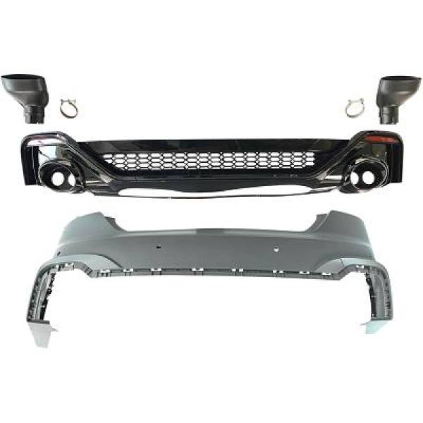 Achterbumper diffusor Audi A5 5F 19-.. RS5 Look