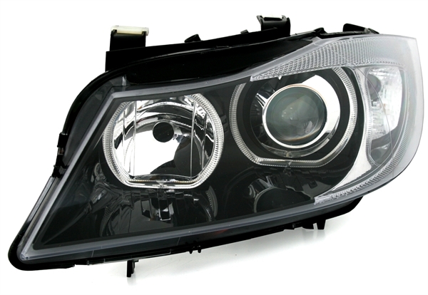 Koplampen BMW E90/E91 05-12 LED CCFL Angel Eyes