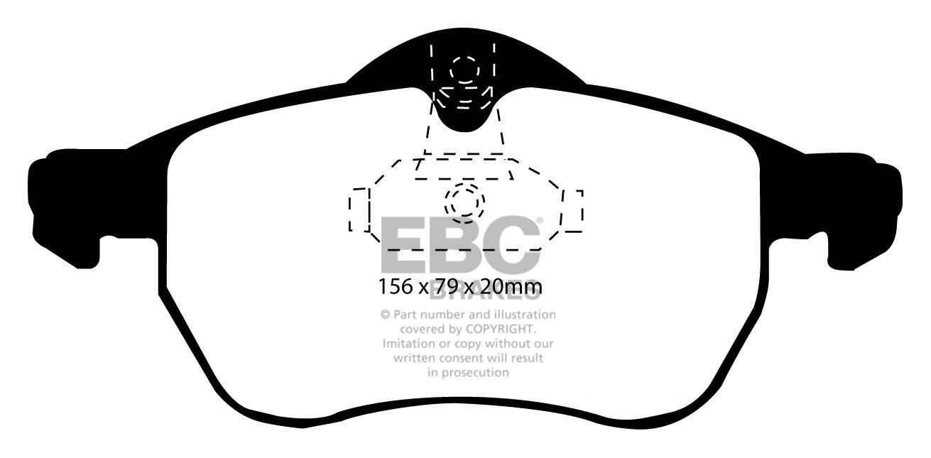 EBC Brakes VAUXHALL (OPEL) Astra 2.2 2005-2010 Remblokken voorzi