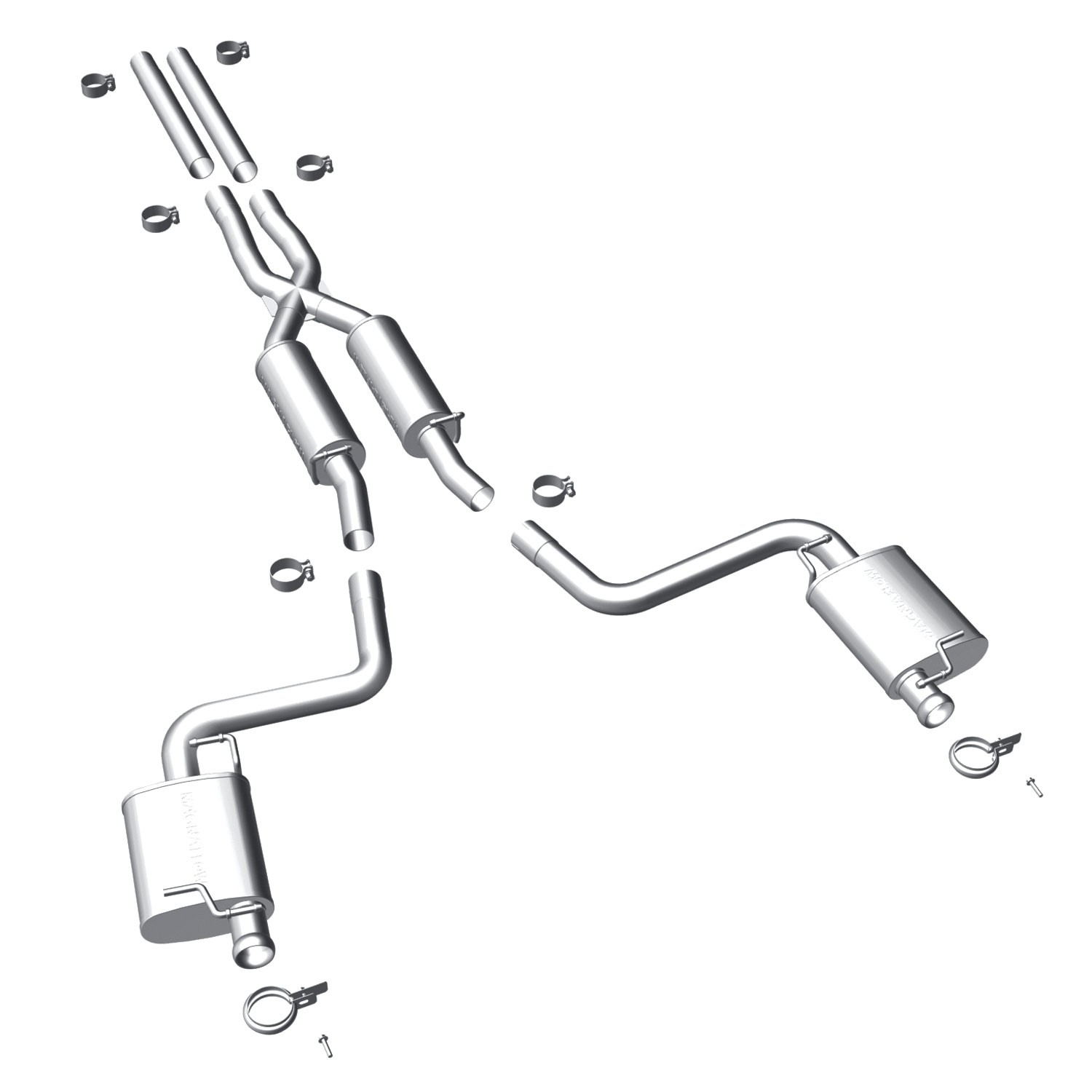 Dodge Cat-Back 11 Challenger 3.6L OEM Tip Magnaflow Cat-Back
